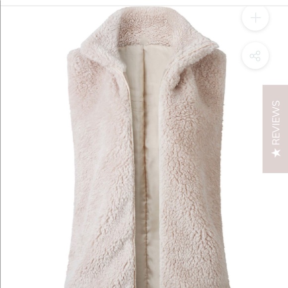 Fleece Zip-UP Vest (teddy bear) - Picture 3 of 3